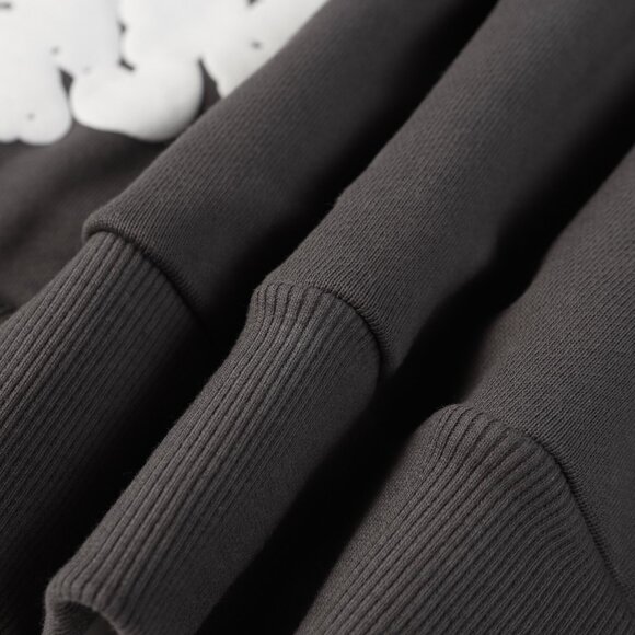 Denim Tears Cotton Sweatshirt with Embossed Print in Kapok Grey Color - - Picture 7 of 8